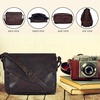 image:imageLeather Flapover Small Crossbody Handbag Purse for Women with Adjustable Strap amp Overflap Snap Closure ToteBagBrown Wash