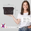image:imageLeather Flapover Small Crossbody Handbag Purse for Women with Adjustable Strap amp Overflap Snap Closure ToteBagBrown Wash