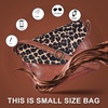 image:imageLeather Flapover Small Crossbody Handbag Purse for Women with Adjustable Strap amp Overflap Snap Closure ToteBagTan Cheetah