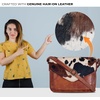 image:imageLeather Flapover Small Crossbody Handbag Purse for Women with Adjustable Strap amp Overflap Snap Closure ToteBagTan Spotted
