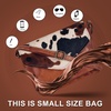 image:imageLeather Flapover Small Crossbody Handbag Purse for Women with Adjustable Strap amp Overflap Snap Closure ToteBagTan Spotted
