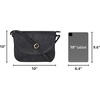 image:imageOzora Genuine Leather Crossbody Bag for Women Adjustable StrapBlack Hunter