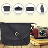 image:imageOzora Genuine Leather Crossbody Bag for Women Adjustable StrapBlack Hunter