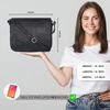 image:imageOzora Genuine Leather Crossbody Bag for Women Adjustable StrapBlack Ndm
