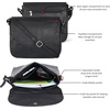 image:imageOzora Genuine Leather Crossbody Bag for Women Adjustable StrapBlack Ndm