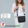 image:imageOzora Genuine Leather Crossbody Bag for Women Adjustable StrapBlack Ndm W2 Coin