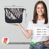 image:imageOzora Genuine Leather Crossbody Bag for Women Adjustable StrapBlack Ndm Zebra