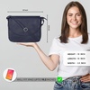 image:imageOzora Genuine Leather Crossbody Bag for Women Adjustable StrapBlue Ndm