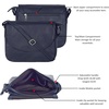 image:imageOzora Genuine Leather Crossbody Bag for Women Adjustable StrapBlue Ndm