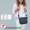 image:imageOzora Genuine Leather Crossbody Bag for Women Adjustable StrapBlue Ndm W3