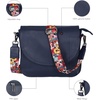 image:imageOzora Genuine Leather Crossbody Bag for Women Adjustable StrapBlue Ndm W3