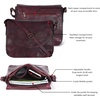 image:imageOzora Genuine Leather Crossbody Bag for Women Adjustable StrapBordeaux Wash