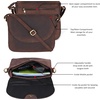 image:imageOzora Genuine Leather Crossbody Bag for Women Adjustable StrapBrown Hunter