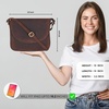 image:imageOzora Genuine Leather Crossbody Bag for Women Adjustable StrapBrown Hunter
