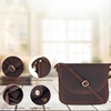 image:imageOzora Genuine Leather Crossbody Bag for Women Adjustable StrapBrown Hunter