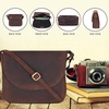 image:imageOzora Genuine Leather Crossbody Bag for Women Adjustable StrapBrown Hunter