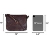 image:imageOzora Genuine Leather Crossbody Bag for Women Adjustable StrapBrown Wash