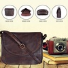 image:imageOzora Genuine Leather Crossbody Bag for Women Adjustable StrapBrown Wash