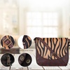 image:imageOzora Genuine Leather Crossbody Bag for Women Adjustable StrapBrown Wash Zebra