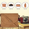 image:imageOzora Genuine Leather Crossbody Bag for Women Adjustable StrapEcognac Hunter
