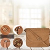 image:imageOzora Genuine Leather Crossbody Bag for Women Adjustable StrapEcognac Hunter