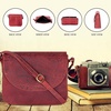 image:imageOzora Genuine Leather Crossbody Bag for Women Adjustable StrapEred Hunter