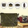 image:imageOzora Genuine Leather Crossbody Bag for Women Adjustable StrapGreen Wash