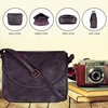 image:imageOzora Genuine Leather Crossbody Bag for Women Adjustable StrapPurple Wash