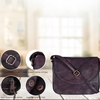 image:imageOzora Genuine Leather Crossbody Bag for Women Adjustable StrapPurple Wash