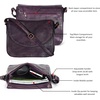 image:imageOzora Genuine Leather Crossbody Bag for Women Adjustable StrapPurple Wash