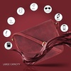 image:imageOzora Genuine Leather Crossbody Bag for Women Adjustable StrapRed Hunter