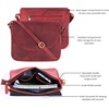 image:imageOzora Genuine Leather Crossbody Bag for Women Adjustable StrapRed Hunter