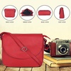 image:imageOzora Genuine Leather Crossbody Bag for Women Adjustable StrapRed Ndm