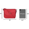 image:imageOzora Genuine Leather Crossbody Bag for Women Adjustable StrapRed Ndm
