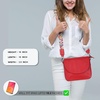image:imageOzora Genuine Leather Crossbody Bag for Women Adjustable StrapRed Ndm W3