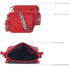 image:imageOzora Genuine Leather Crossbody Bag for Women Adjustable StrapRed Ndm W3