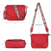 image:imageOzora Genuine Leather Crossbody Bag for Women Adjustable StrapRed Ndm W3