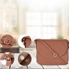 image:imageOzora Genuine Leather Crossbody Bag for Women Adjustable StrapTan Ndm