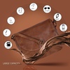 image:imageOzora Genuine Leather Crossbody Bag for Women Adjustable StrapTan Wash