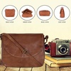 image:imageOzora Genuine Leather Crossbody Bag for Women Adjustable StrapTan Wash