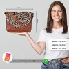 image:imageOzora Genuine Leather Crossbody Bag for Women Adjustable StrapTan Wash Cheetah