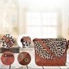image:imageOzora Genuine Leather Crossbody Bag for Women Adjustable StrapTan Wash Cheetah