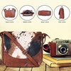 image:imageOzora Genuine Leather Crossbody Bag for Women Adjustable StrapTan Wash Spotted