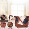image:imageOzora Genuine Leather Crossbody Bag for Women Adjustable StrapTan Wash Spotted