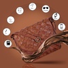 image:imageOzora Genuine Leather Crossbody Bag for Women Adjustable StrapTan Weaving Large
