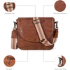 image:imageOzora Genuine Leather Crossbody Bag for Women Adjustable StrapTan Web