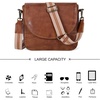 image:imageOzora Genuine Leather Crossbody Bag for Women Adjustable StrapTan Web