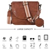 image:imageOzora Genuine Leather Crossbody Bag for Women Adjustable StrapTan Web Coin