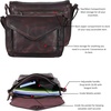 image:imageOzora Genuine Leather Crossbody Purse for Women Shoulder BagBordeaux Wash