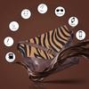 image:imageOzora Genuine Leather Crossbody Purse for Women Shoulder BagBrown Wash Zebra